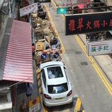 Auf den Straßen von Hong Kong