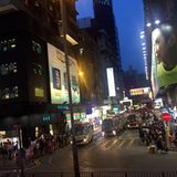 Auf den Straßen von Hong Kong