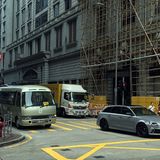 Auf den Straßen von Hong Kong