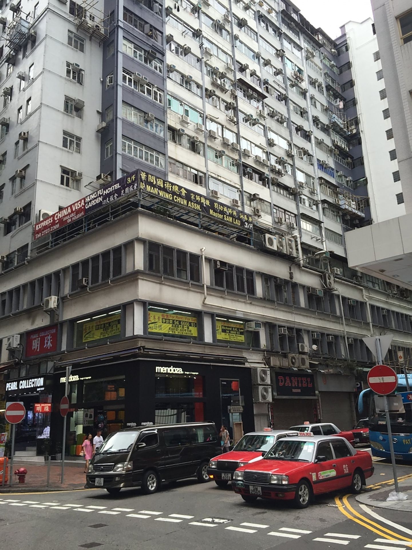 Auf den Straßen von Hong Kong