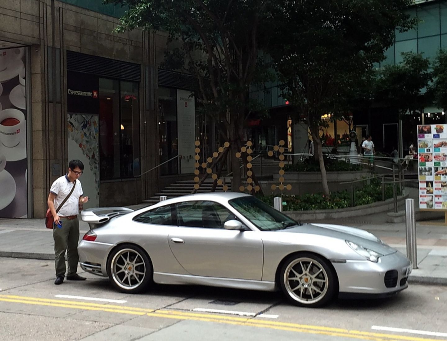 Auf den Straßen von Hong Kong