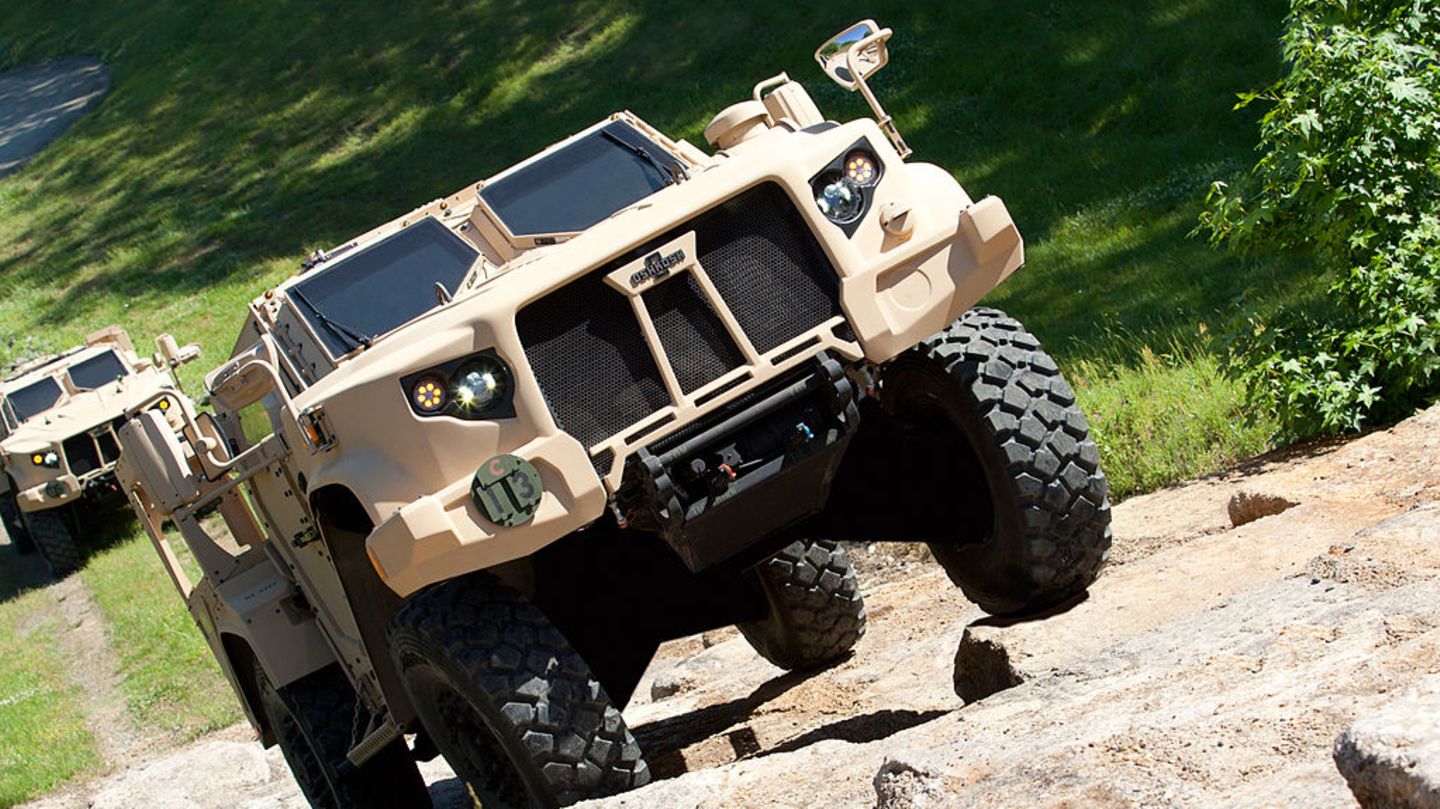 Der Allradantrieb von Oshkosh wurde bereits bei 27.000 Militärfahrzeugen verbaut.