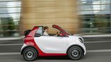 Das Smart Fortwo Cabrio ist 2,69 Meter lang
