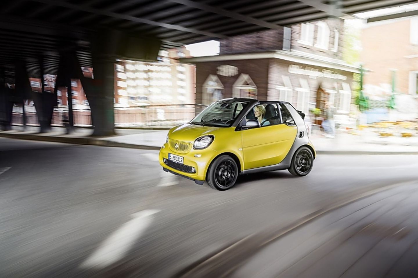 Das Smart Fortwo Cabrio hat einen sehr kleinen Wendekreis