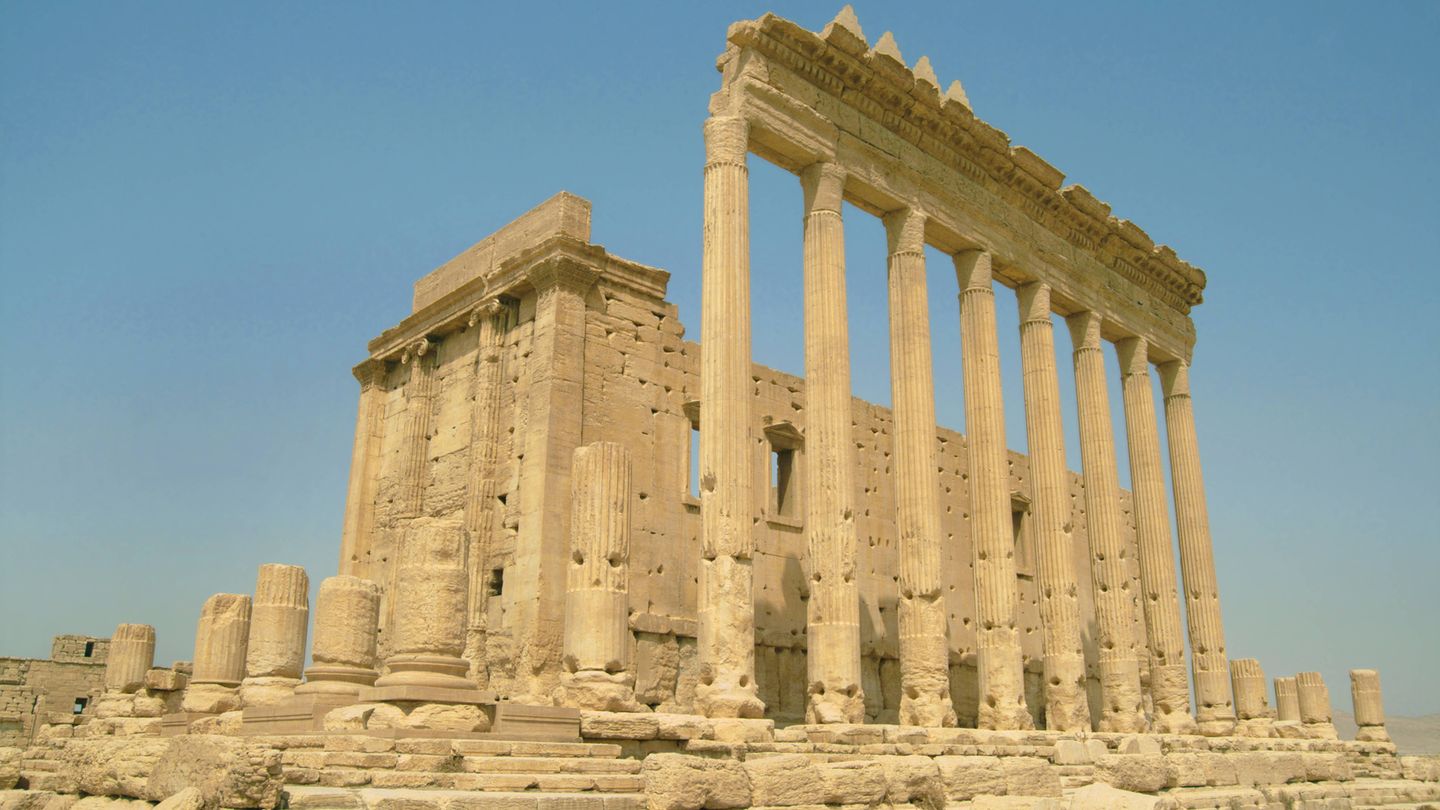 Vor wenigen Tagen sprengten Islamisten den Baaltempel in Palmyra (Archivbild)
