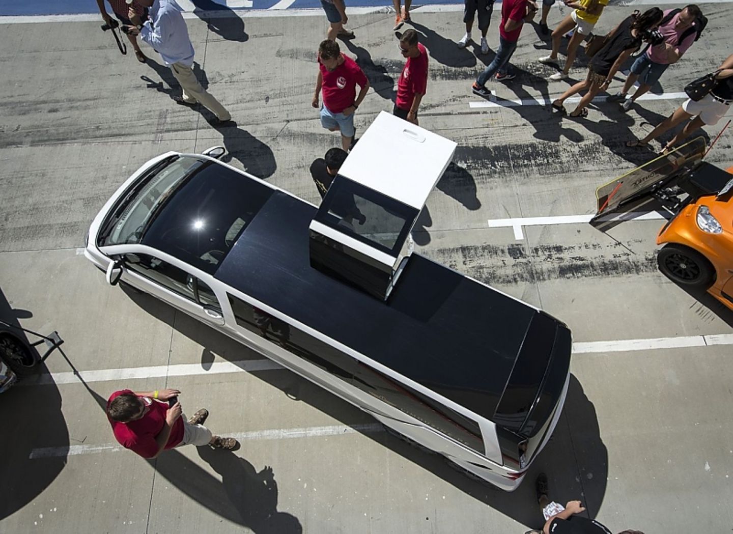 Die Smart-Stretch-Limousine ist 5,50 Meter lang