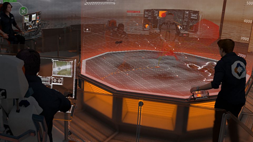 Dreadnought 2050: Ein Kommandoraum wie auf einem Raumschiff Ein Kommandoraum wie auf einem Raumschiff