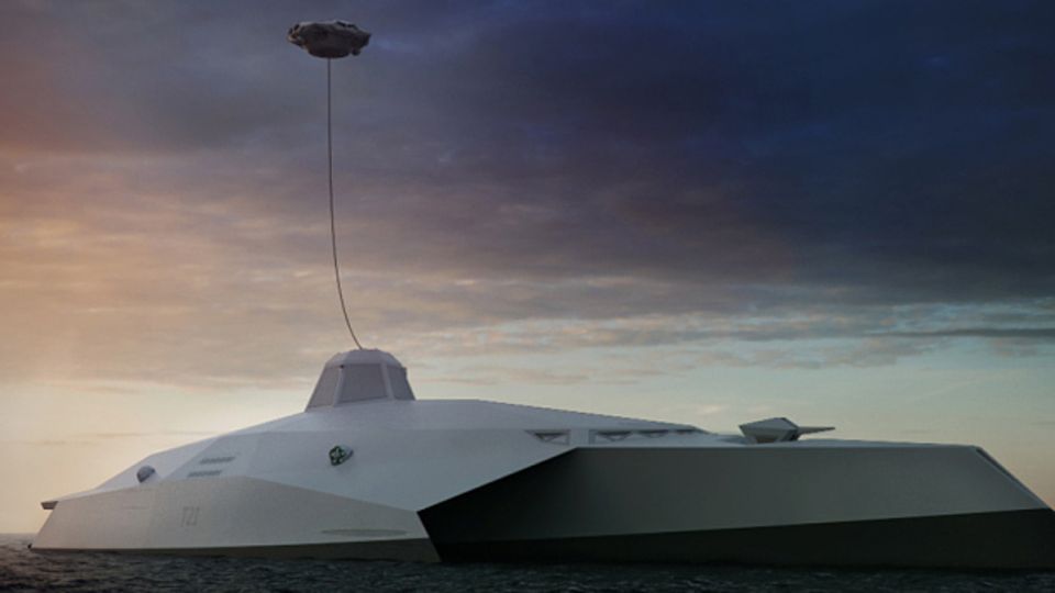 Dreadnought 2050: Der Turm ist mit Laserwaffen bestückt und kann oberhalb des Schiffes schweben. Der Turm ist mit Laserwaffen bestückt und kann oberhalb des Schiffes schweben.