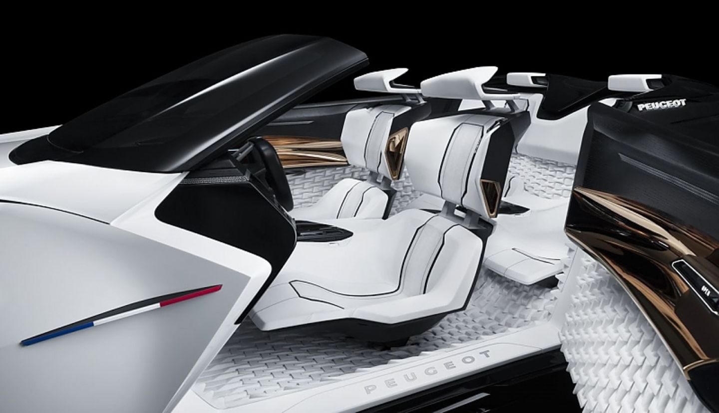 Der Peugeot Fractal ist ein 2+2-Sitzer