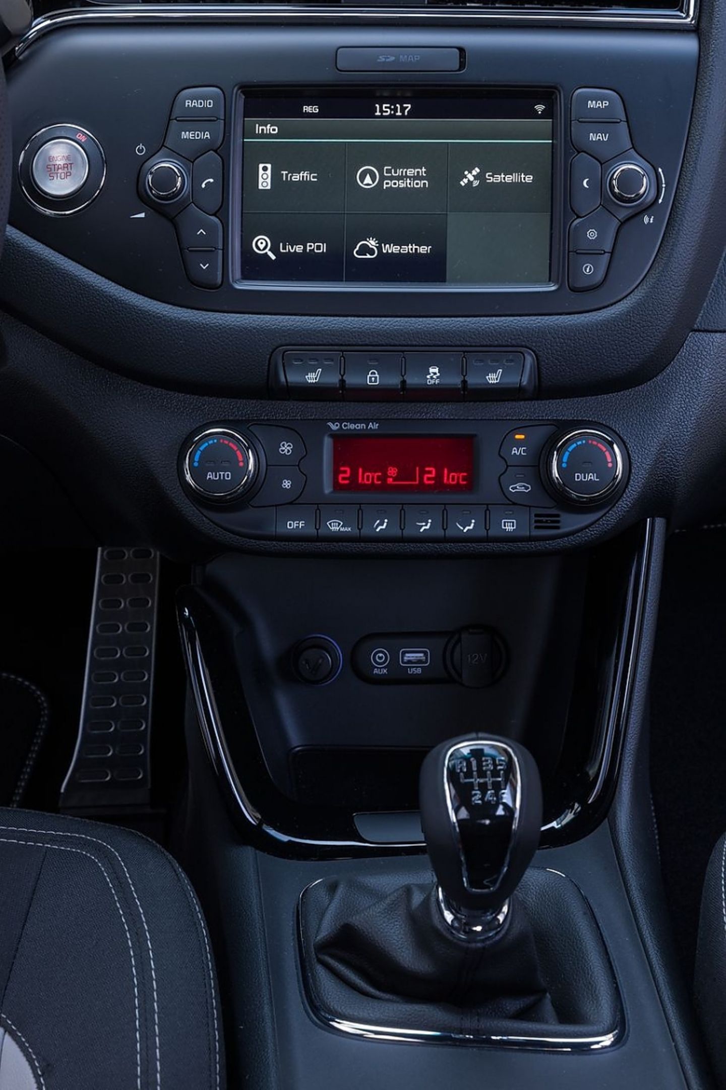 Das Navigationssystem kommt von TomTom
