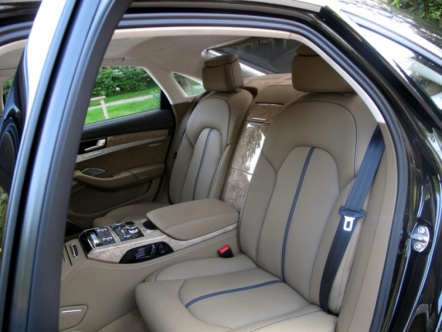 Der Fond des Audi A8 L