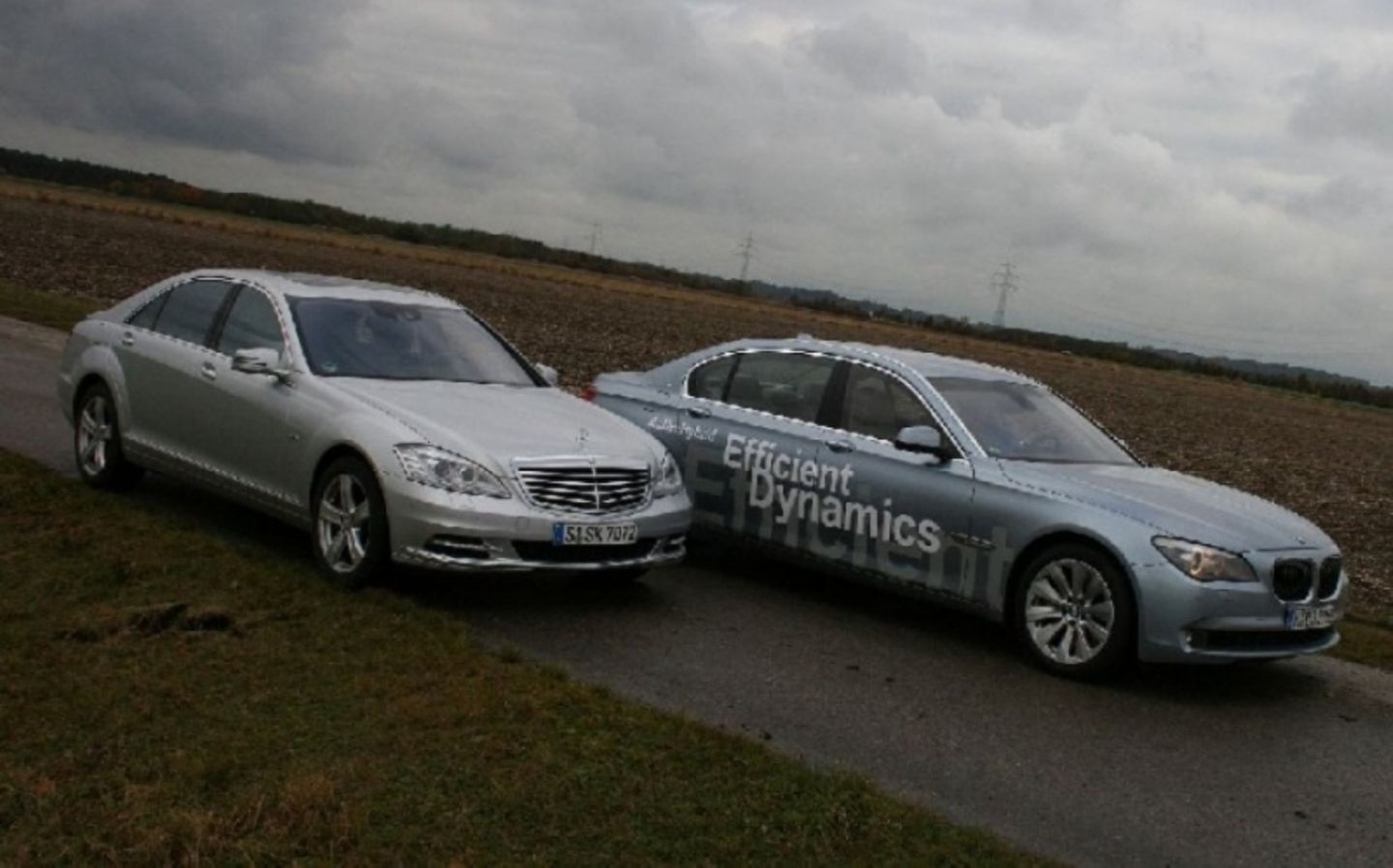 Mercedes S 400 Hybrid / BMW 7er Hybrid