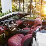 Der Innenraum des Mercedes S Klasse Cabrio 2016