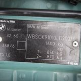 Wichtige Daten auf einer Plakette