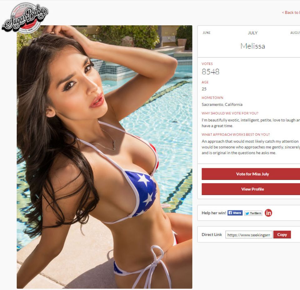 Schönheitswettbewerb: Melissa suchte den Luxus durch den Paketboten und fand einen Beruf. Melissa suchte den Luxus durch den Paketboten und fand einen Beruf.
