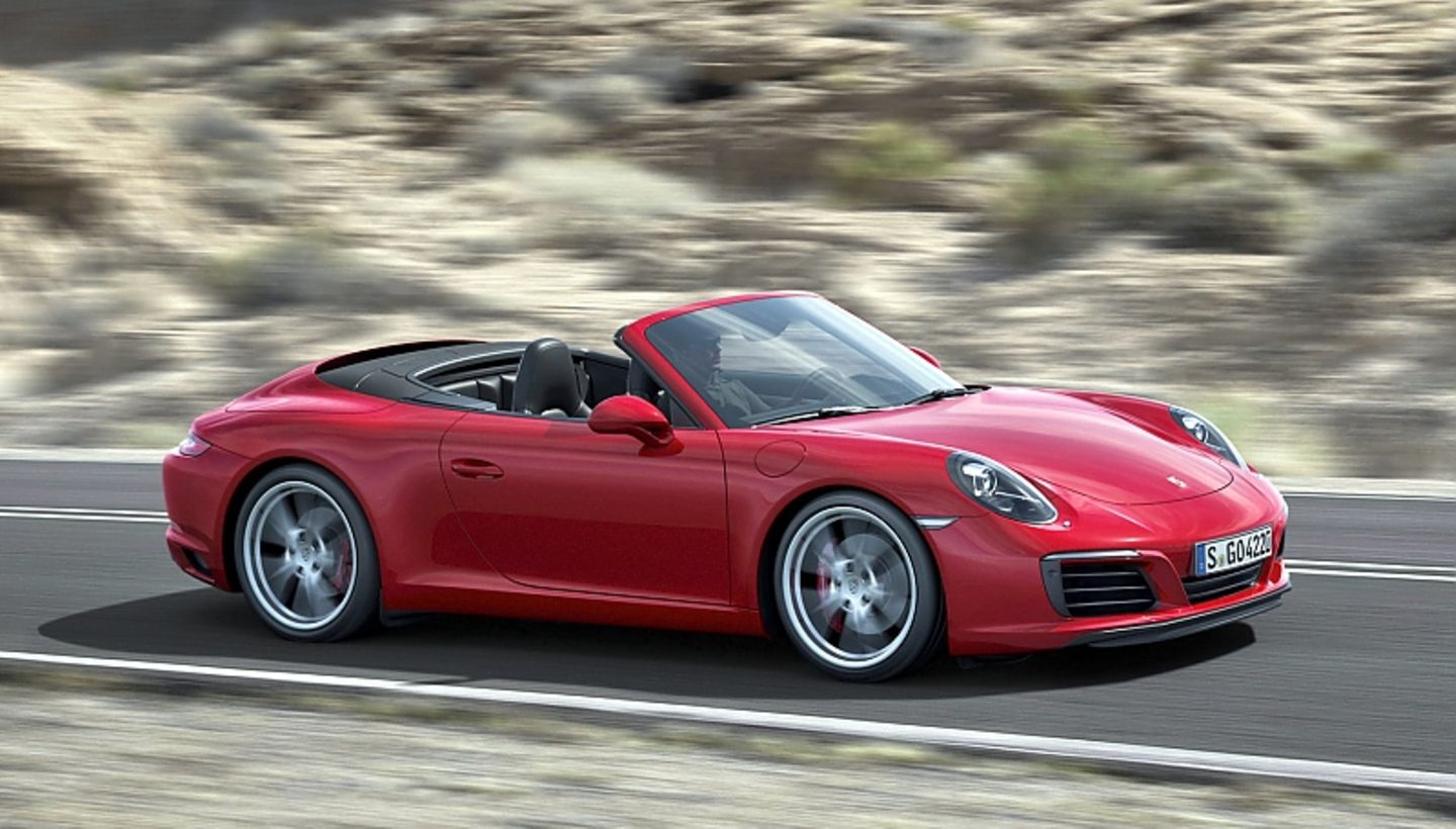 Porsche 911 Modellpflege 2016 - auch das Cabrio wird zum Winter überarbeitet