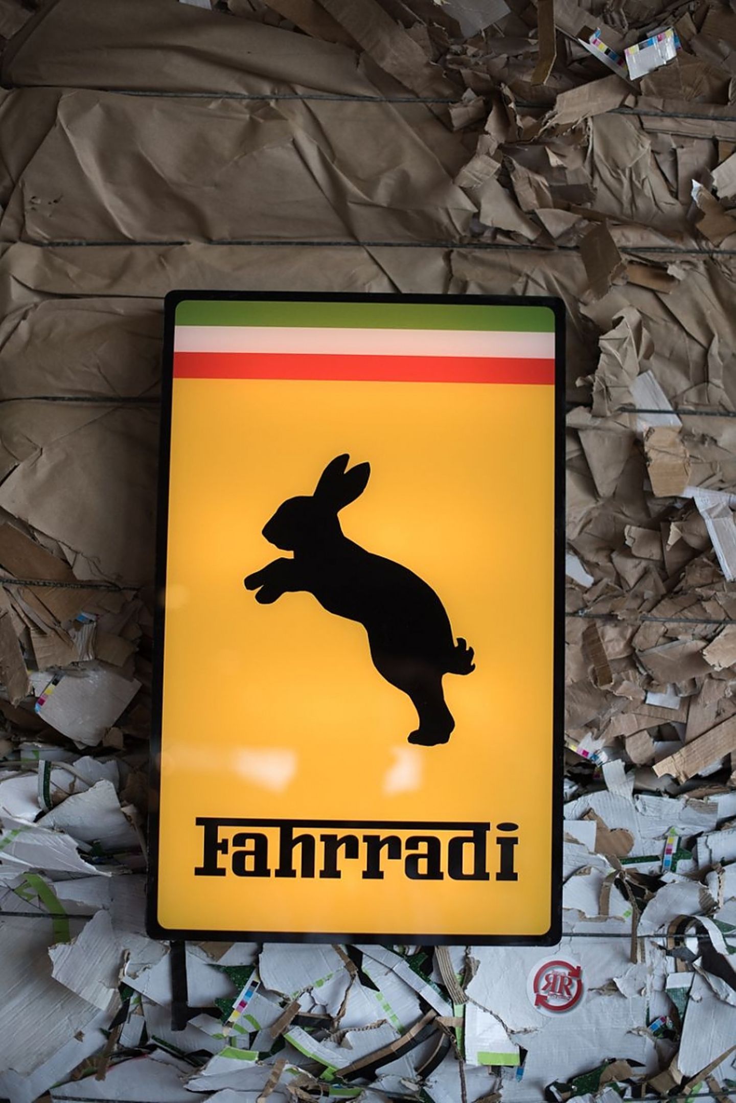 Der Name des Tret-Ferraris lautet Fahrradi
