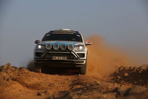 Weltrekordtour Kap zu Kap im VW Touareg 2015