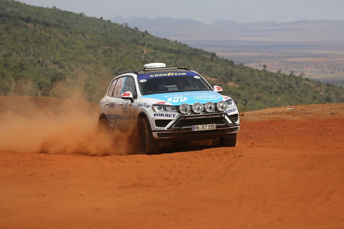 Weltrekordtour Kap zu Kap im VW Touareg 2015