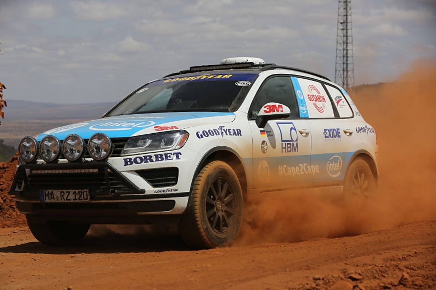 Weltrekordtour Kap zu Kap im VW Touareg 2015