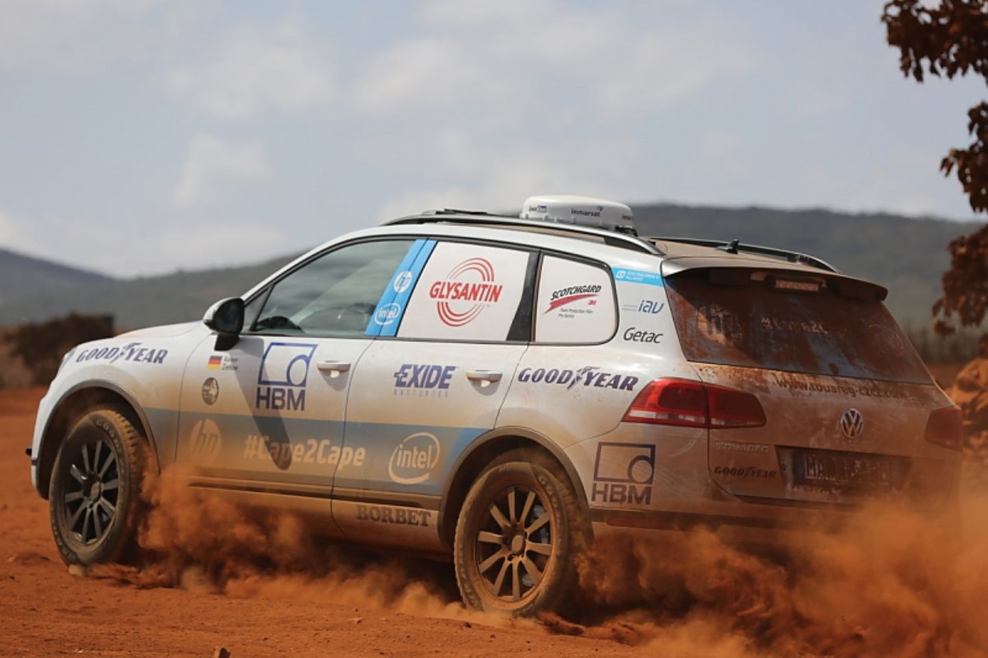 Weltrekordtour Kap zu Kap im VW Touareg 2015