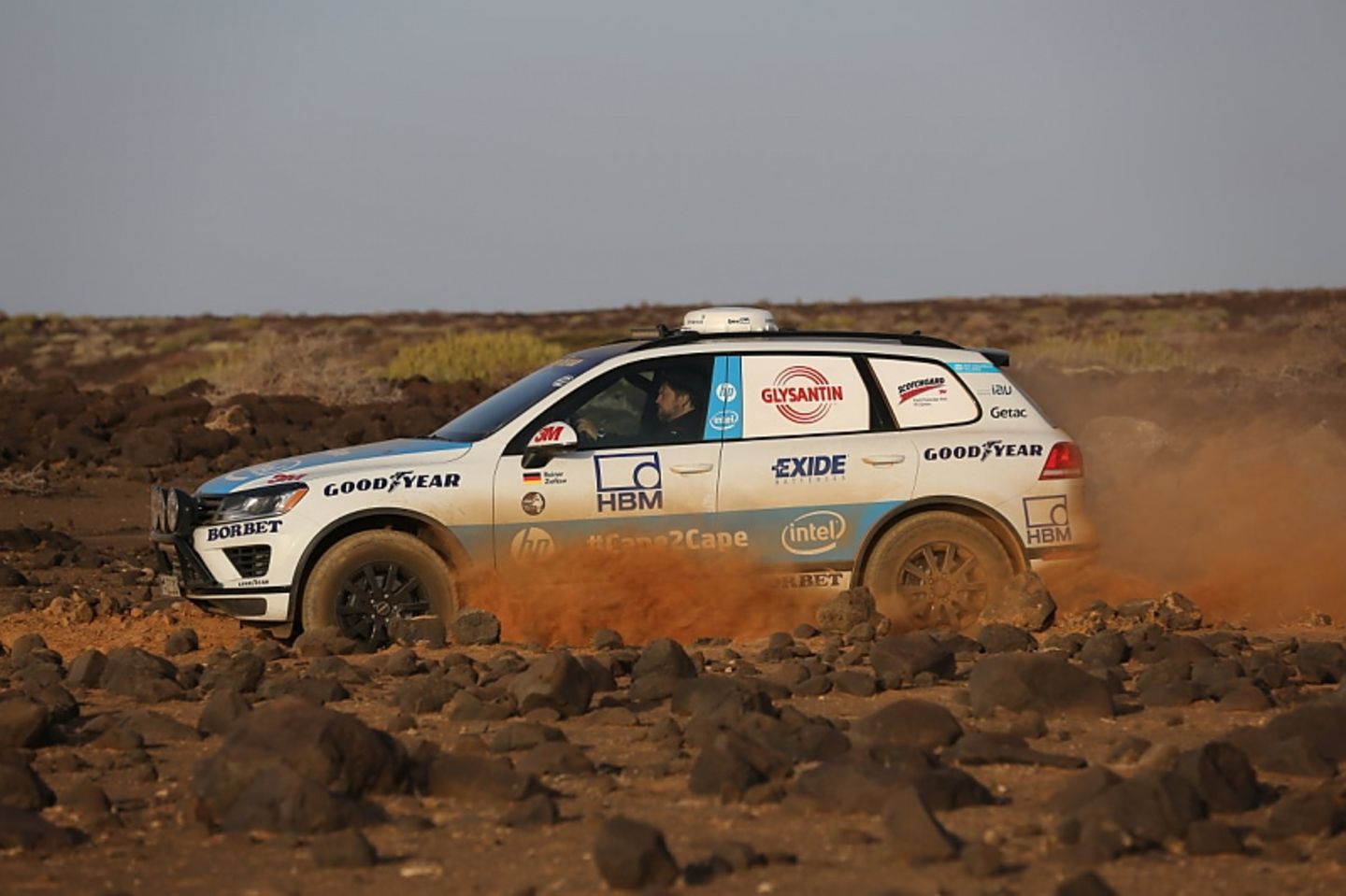 Weltrekordfahrt Kap zu Kap im VW Touareg 2015