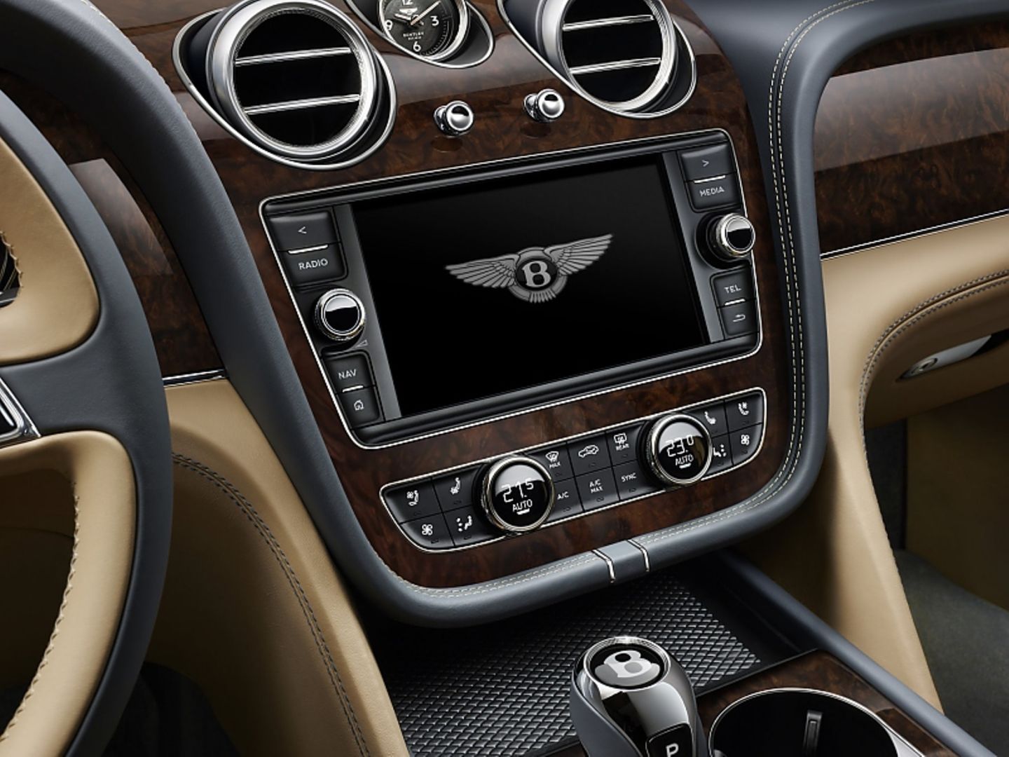 Bentley Bentayga - Mittelkonsole