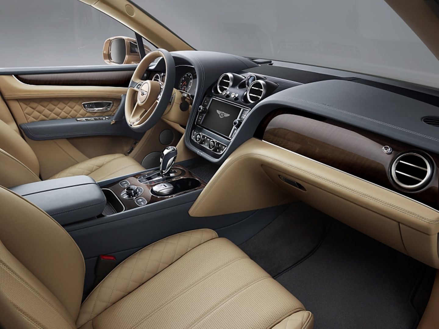 Der Innenraum des Bentley Bentayga