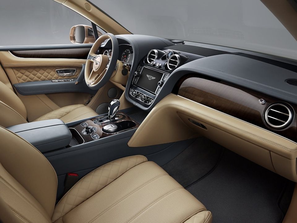 Der Innenraum des Bentley Bentayga Der Innenraum des Bentley Bentayga