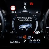 Schickes Display zwischen den Rundinstrumenten