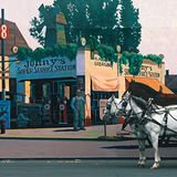 In Toppenish, Washington hat Frischmuth dieses nostalgische Wandgemälde entdeckt