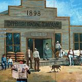 Nur der vor dem Haus in Toppenish, Washington stehende Zeitungsleser lässt erkennen, dass das Foto jüngeren Datums sein muss.