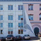 Die Fassade eines Bürogebäudes in Portland