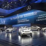 Mercedes am Vorabend der IAA 2013 in der Frankfurter Festhalle
