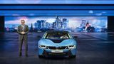 BMW Pressekonferenz IAA 2013 mit Dr. Norbert Reithofer und dem neuen BMW i8