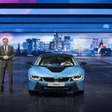 BMW Pressekonferenz IAA 2013 mit Dr. Norbert Reithofer und dem neuen BMW i8
