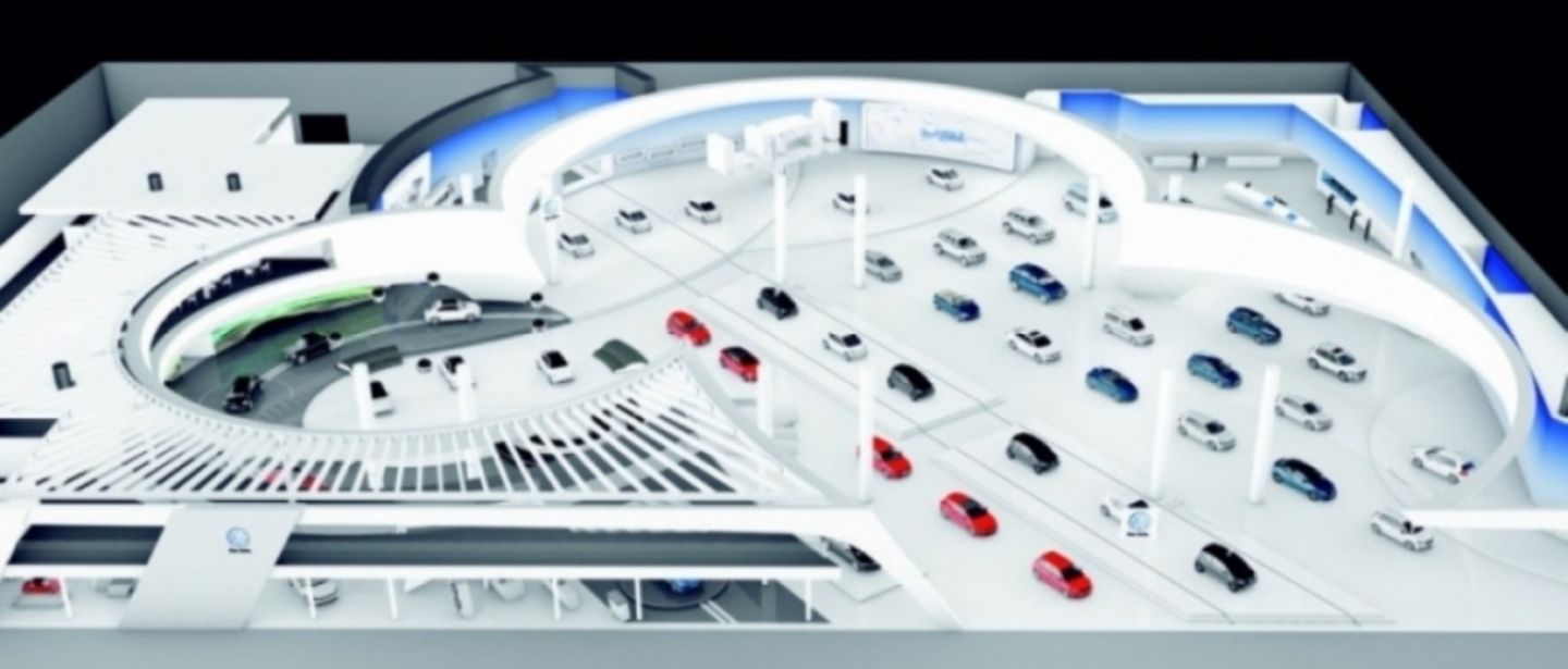 VW Messestand auf der IAA 2011