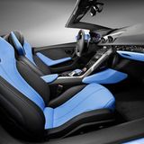 Der Innenraum des Lamborghini Huracan LP 610 4 Spyder