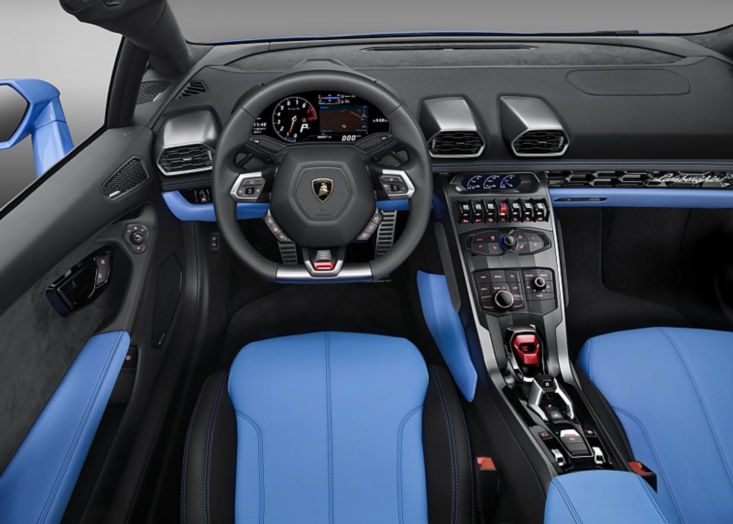 Lamborghini Huracan LP 610 4 Spyder - das Cockpit