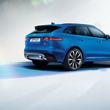 Der Jaguar F-Pace fährt auf bis zu 22 Zoll großen Rädern.