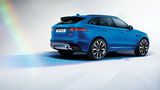Der Jaguar F-Pace fährt auf bis zu 22 Zoll großen Rädern.