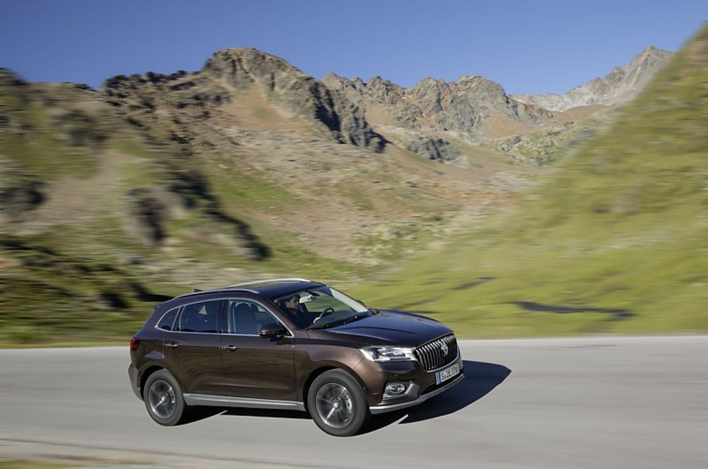 Der Borgward BX 7 wiegt 1.645 Kilogramm