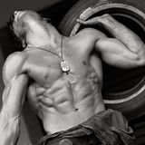 Herb Ritts Fred with Tires 1