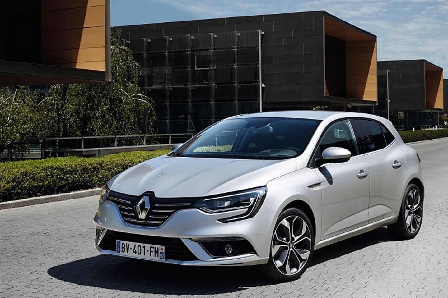 Der Renault-Rhombus ist auch beim Megane prominent vertreten