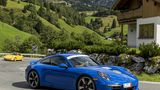 Porsche 911 GTS Club Coupé auf Tour in den Alpen