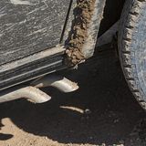 Der Auspuff darf auch unter Wasser blubbern.