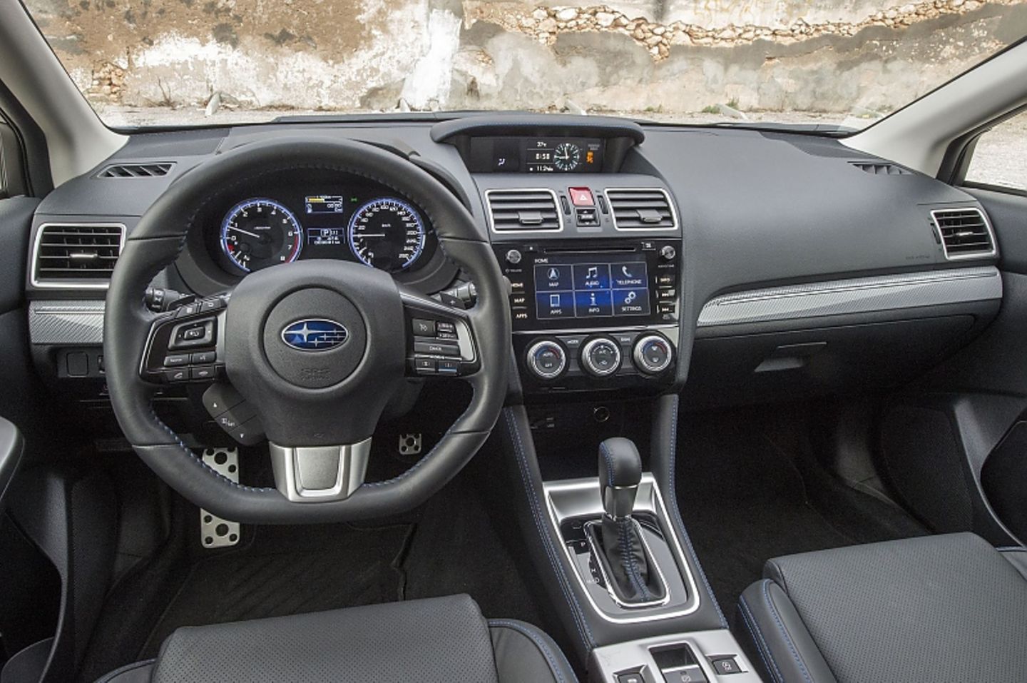 Das Cockpit des Subaru Levorg.