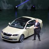 Winfried Vahland mit dem Skoda Octavia