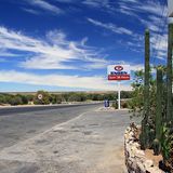 Eine Oase für Kilometerfresser: Tankstelle in Namibia.