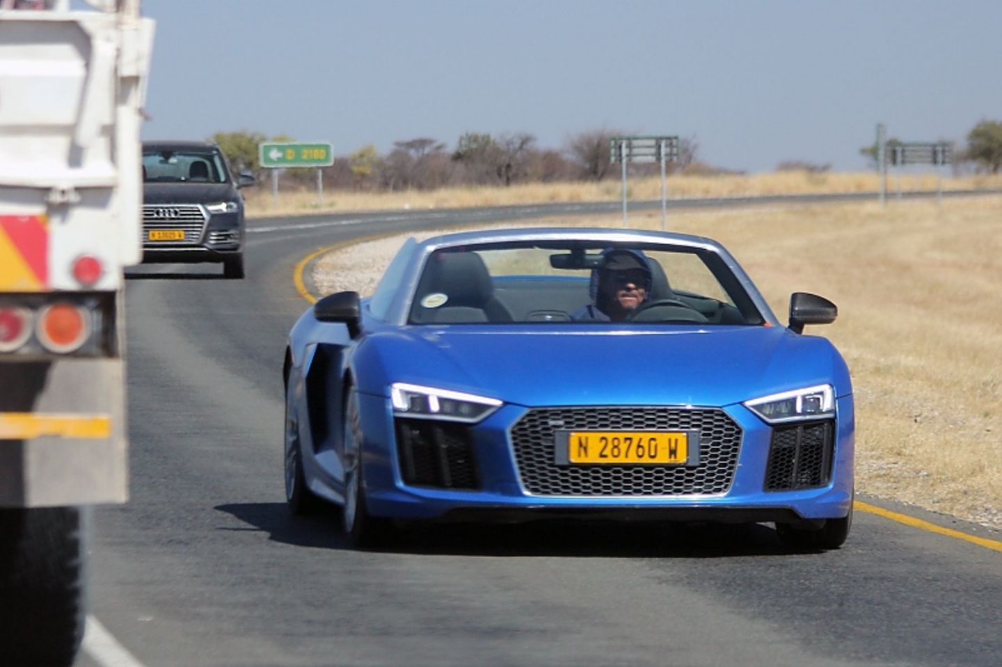 Ein Audi R8 Roadster ist nicht allzu oft zu sehen.